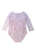 A White Long Sleeve Bodysuits from Tutulamb in size 4T for girl. (Back View)