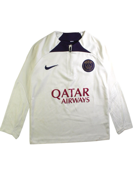 A White Lightweight Jackets from Nike in size 10Y for boy. (Front View)