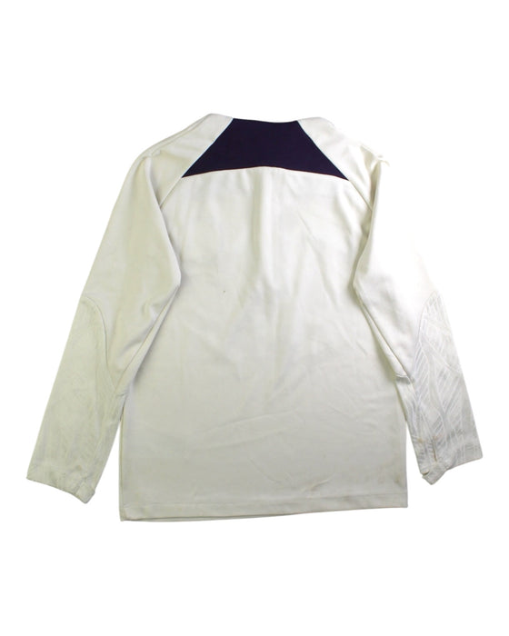 A White Lightweight Jackets from Nike in size 10Y for boy. (Back View)