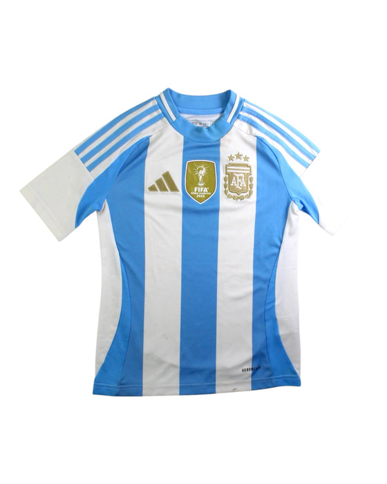 A Blue Active Tops from Adidas in size 10Y for boy. (Front View)