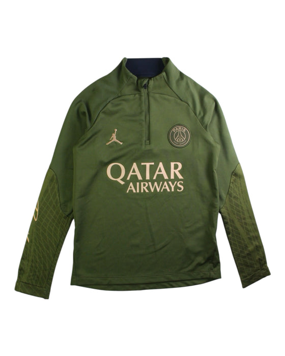A Green Active Tops from Air Jordan in size 7Y for boy. (Front View)