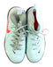 A White Sneakers from Nike in size 7Y for boy. (Back View)