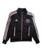A Black Lightweight Jackets from Adidas in size 10Y for girl. (Front View)