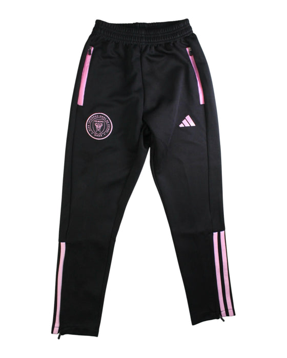 A Black Active Pants from Adidas in size 10Y for girl. (Front View)