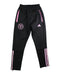 A Black Active Pants from Adidas in size 10Y for girl. (Front View)