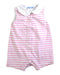 A Pink Sleeveless Rompers from Jacadi in size 3-6M for girl. (Front View)