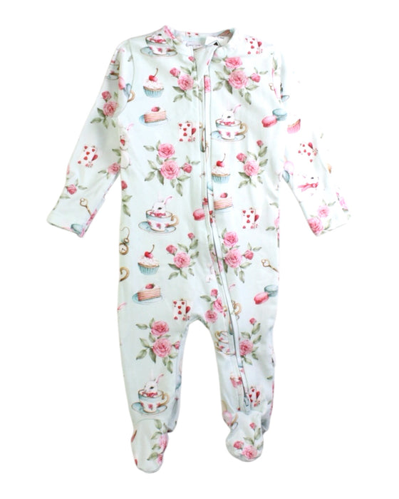 A Pink Onesies from Snuggle Hunny in size 0-3M for girl. (Front View)