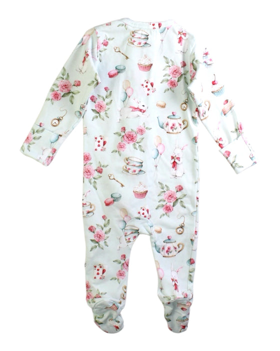 A Pink Onesies from Snuggle Hunny in size 0-3M for girl. (Back View)