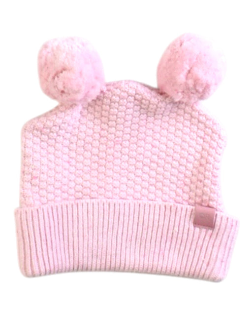 A Pink Winter Hats from Country Road in size 0-3M for girl. (Front View)