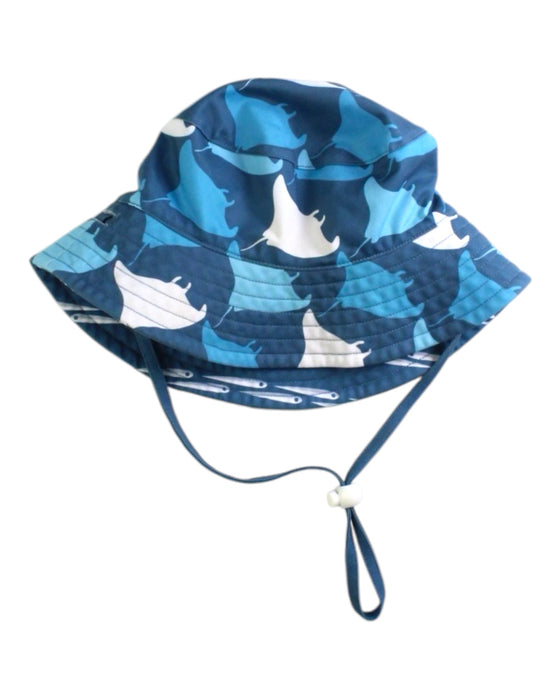 A Blue Sun Hats from Sandy Feet Australia in size 12-18M for boy. (Front View)