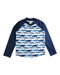 A Blue Rash Guards from Sandy Feet Australia in size 5T for boy. (Front View)