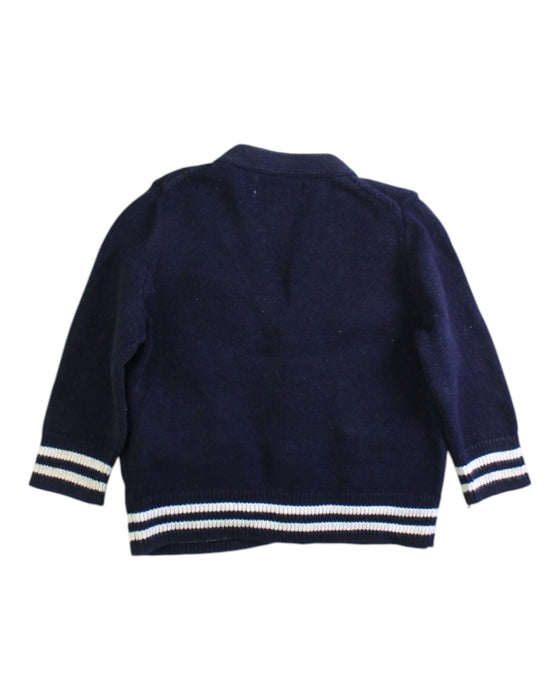 A Navy Cardigans from Ralph Lauren in size 6-12M for boy. (Back View)