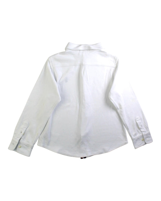 A White Long Sleeve Shirts from Polo Ralph Lauren in size 4T for boy. (Back View)