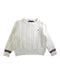 A White Crewneck Sweatshirts from Tommy Hilfiger in size 5T for boy. (Front View)