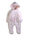A Pink Snowsuits from Jacadi in size 3-6M for girl. (Front View)