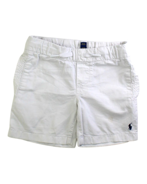 A White Shorts from Polo Ralph Lauren in size 3T for boy. (Front View)