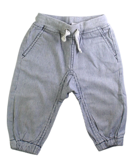 A Blue Casual Pants from Jacadi in size 6-12M for boy. (Front View)
