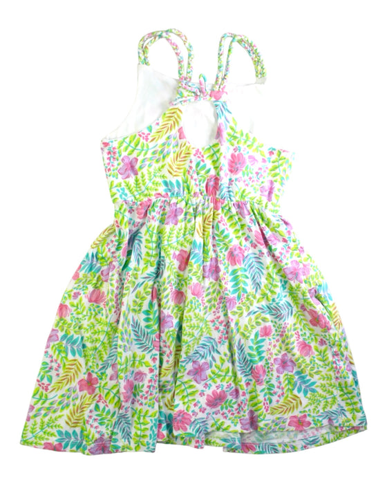 A Multicolour Sleeveless Dresses from Isaac Mizrahi in size 7Y for girl. (Back View)