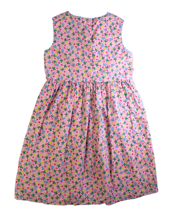 A Pink Sleeveless Dresses from Cath Kids London in size 7Y for girl. (Back View)