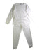 A White Pyjama Sets from Petit Bateau in size 8Y for girl. (Front View)