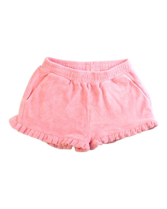A Pink Shorts from Emile et Ida in size 8Y for girl. (Front View)