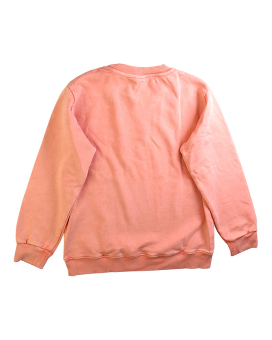 A Pink Crewneck Sweatshirts from Bonton in size 8Y for girl. (Back View)