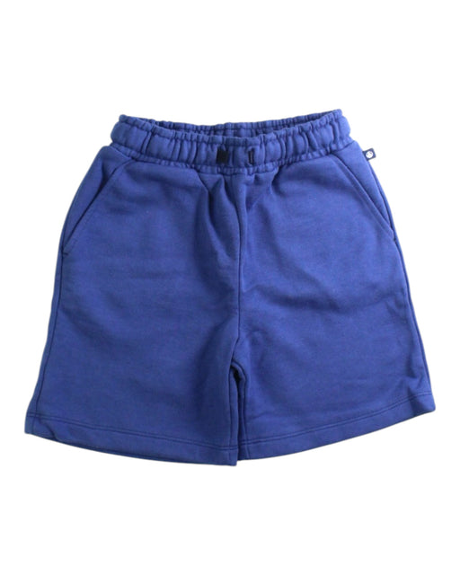 A Blue Shorts from Petit Bateau in size 4T for boy. (Front View)
