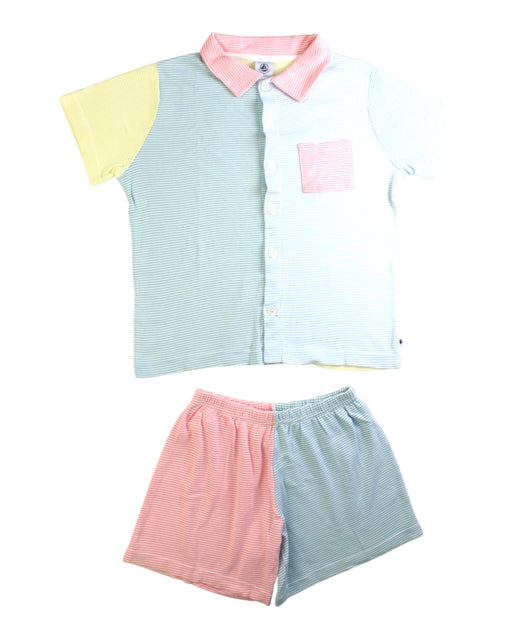 A Multicolour Shorts Sets from Petit Bateau in size 8Y for boy. (Front View)