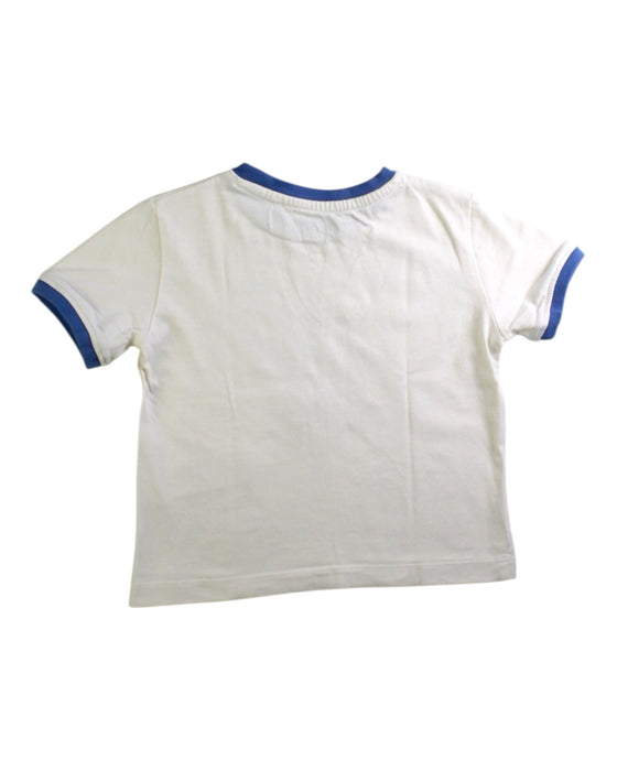 A White Short Sleeve T Shirts from Cyrillus in size 3T for boy. (Back View)