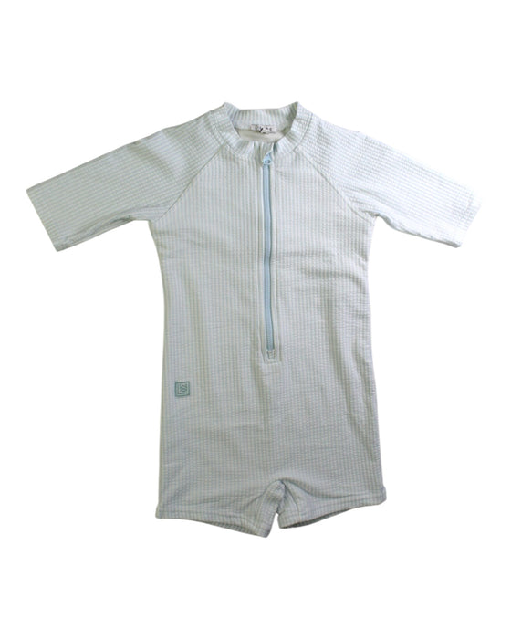 A Blue Swimsuits from Liewood in size 3T for neutral. (Front View)