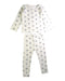 A White Pyjama Sets from Quincy Mae in size 4T for girl. (Front View)
