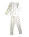A White Pyjama Sets from Quincy Mae in size 4T for girl. (Back View)