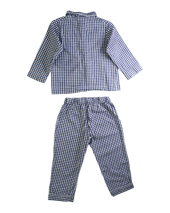 A Navy Pants Sets from Petit Bateau in size 2T for boy. (Back View)