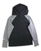 A Black Hooded Sweatshirts from Nike in size 5T for boy. (Back View)