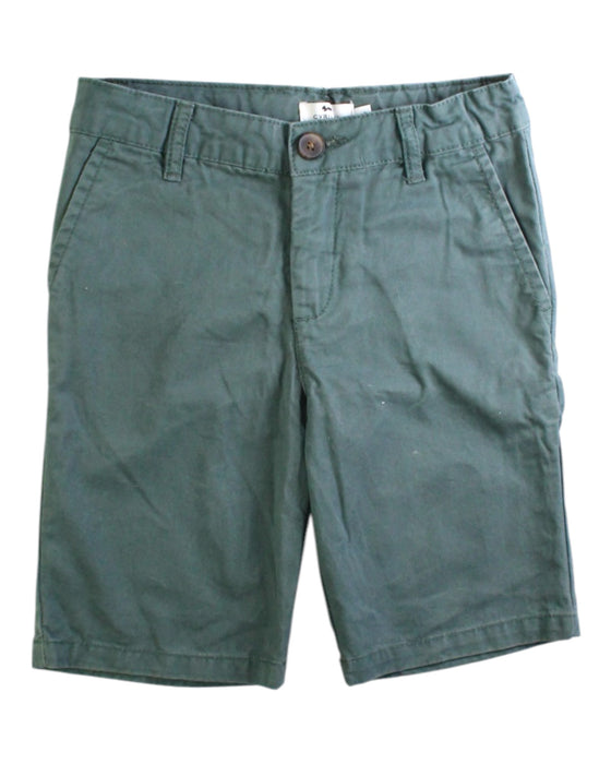 A Green Shorts from Cyrillus in size 8Y for boy. (Front View)