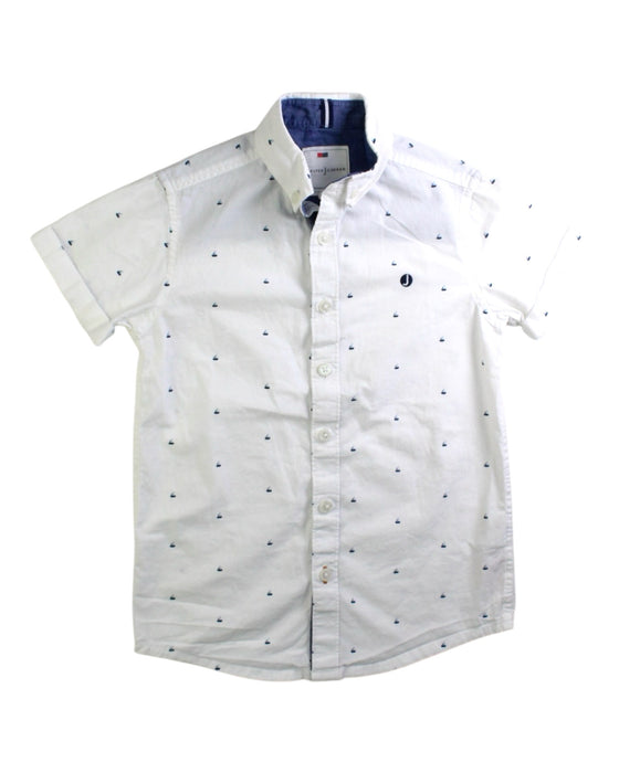 A White Short Sleeve Shirts from J by Jasper Conran in size 7Y for boy. (Front View)