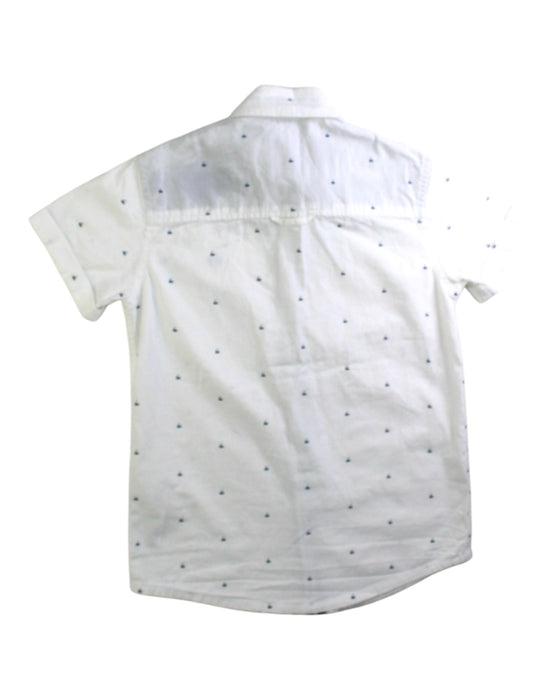 A White Short Sleeve Shirts from J by Jasper Conran in size 7Y for boy. (Back View)