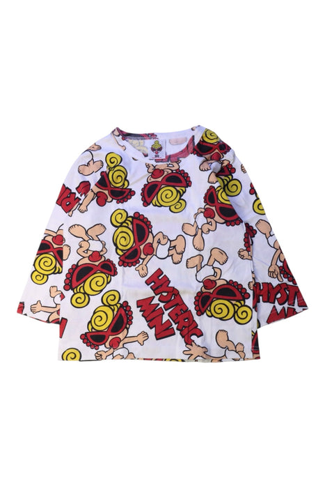 A Red Long Sleeve Tops from Hysteric Mini in size 18-24M for girl. (Front View)