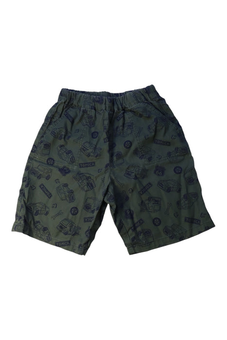 A Green Shorts from UNITED ARROWS green label relaxing in size 5T for boy. (Front View)
