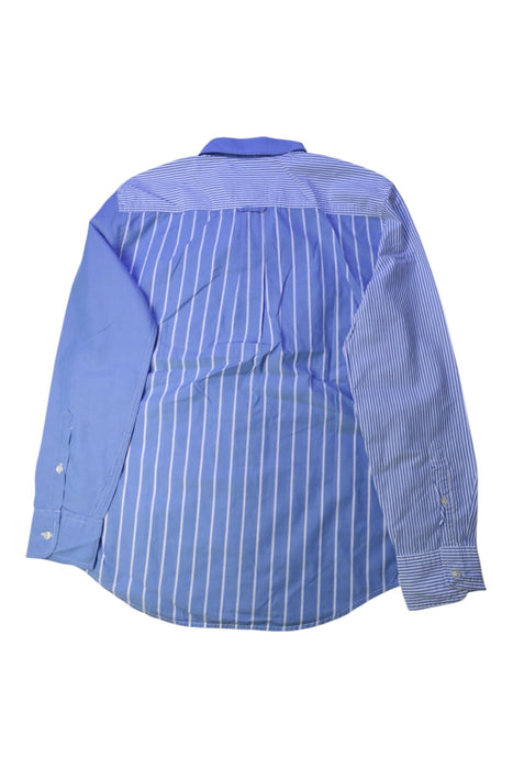 A Blue Long Sleeve Shirts from Crewcuts in size 14Y for boy. (Back View)