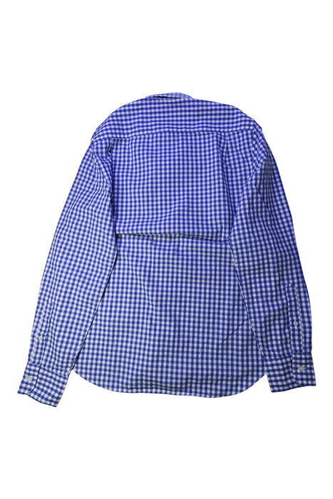 A Blue Long Sleeve Shirts from Crewcuts in size 14Y for boy. (Back View)