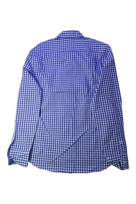 A Blue Long Sleeve Shirts from Crewcuts in size 14Y for boy. (Back View)