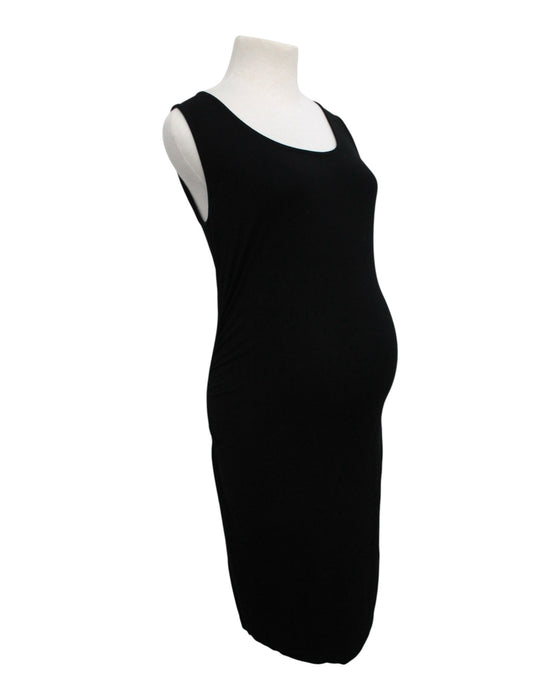 A Black Sleeveless Dresses from Seraphine in size Maternity-S for maternity. (Front View)