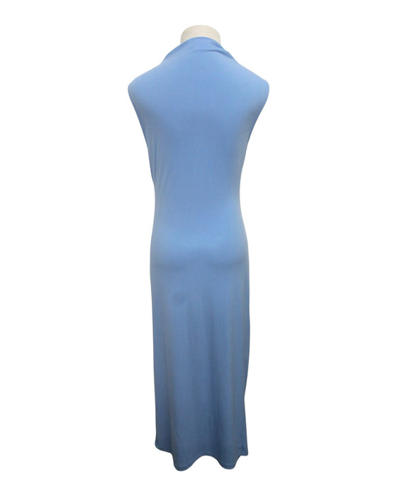 A Blue Sleeveless Dresses from Mamalicious in size Maternity-M for maternity. (Back View)