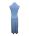 A Blue Sleeveless Dresses from Mamalicious in size Maternity-M for maternity. (Back View)