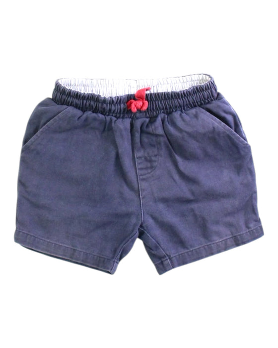 A Blue Shorts from The Little White Company in size 12-18M for boy. (Front View)