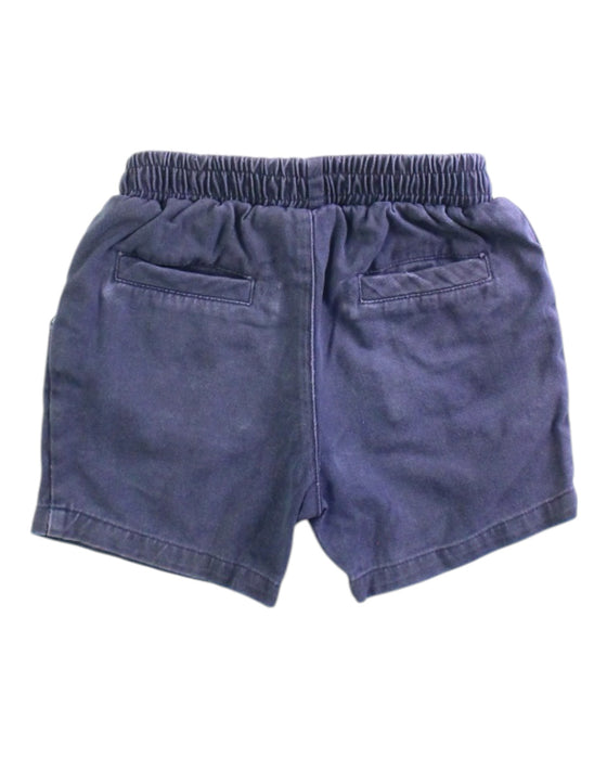 A Blue Shorts from The Little White Company in size 12-18M for boy. (Back View)
