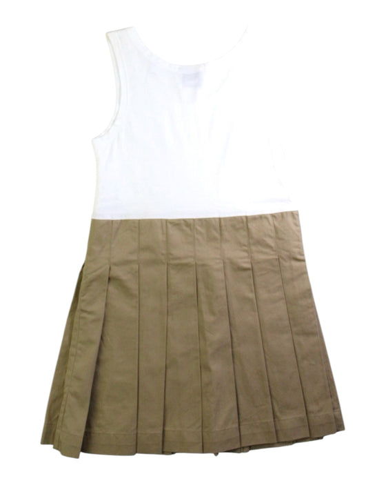 A White Sleeveless Dresses from Burberry in size 8Y for girl. (Back View)