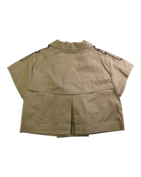 A Beige Lightweight Jackets from Burberry in size 8Y for girl. (Back View)