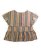 A Beige Short Sleeve Tops from Burberry in size 10Y for girl. (Back View)